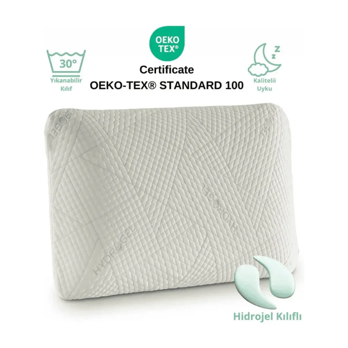 Rudu Hidrojel Kılıflı Visco Yastık