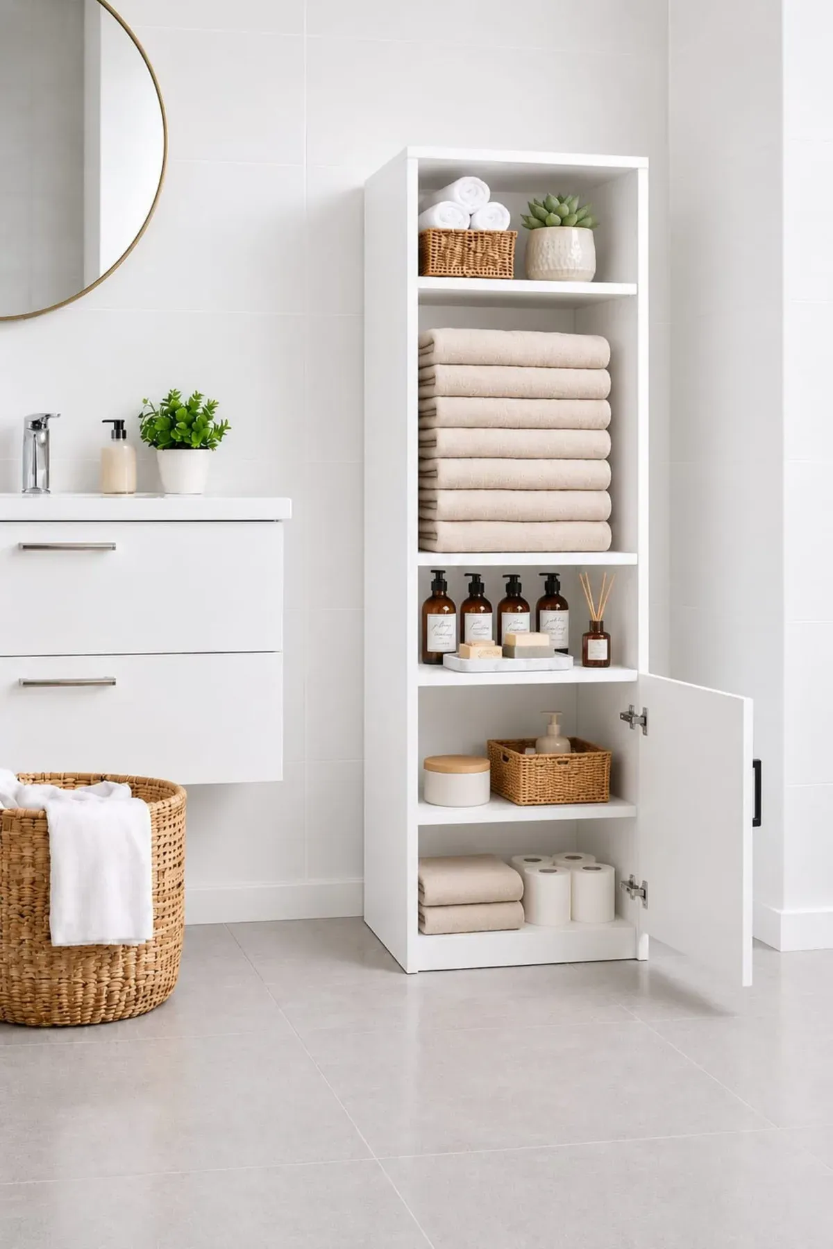 Rudu Duru Çok Amaçlı Banyo Dolabı – görsel 2